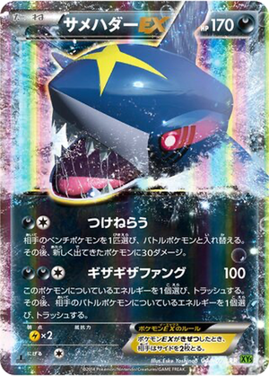 Sharpedo EX card image