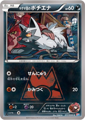 Team Magma's Poochyena card image