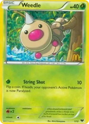 Weedle card image