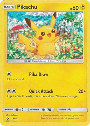 Pikachu card image