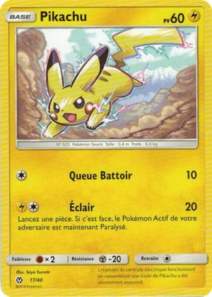 Pikachu card image
