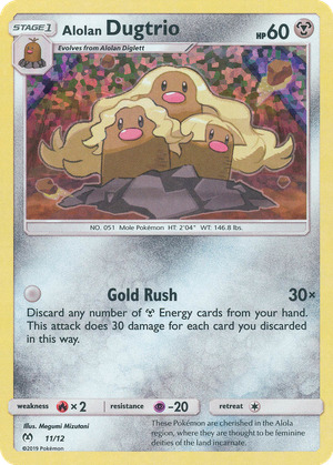 Alolan Dugtrio card image