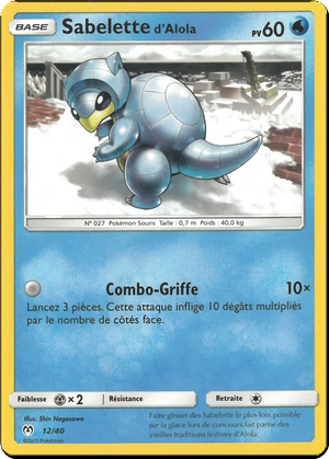 Alolan Sandshrew card image