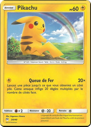 Pikachu card image
