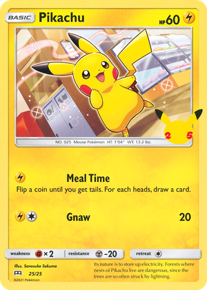 Pikachu card image