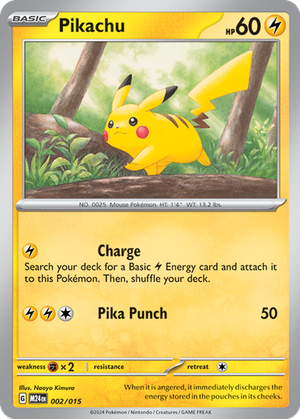 Pikachu card image