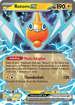 Rotom ex card image