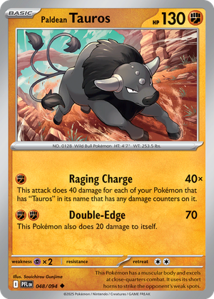 Paldean Tauros card image