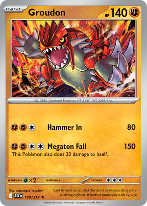 Groudon card image