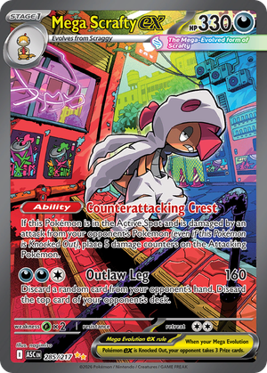 Mega Scrafty ex card image