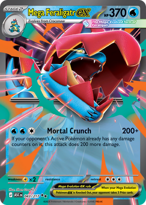 Mega Feraligatr ex card image