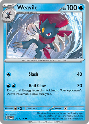 Weavile card image
