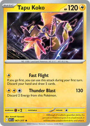 Tapu Koko card image