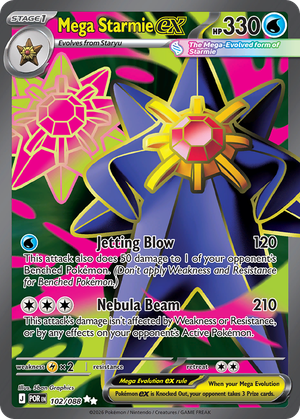 Mega Starmie ex card image