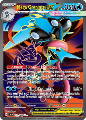 Mega Greninja ex card image