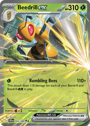 Beedrill ex card image