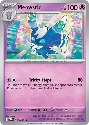 Meowstic card image