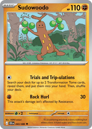 Sudowoodo card image