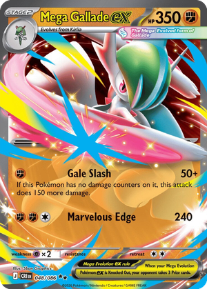 Mega Gallade ex card image