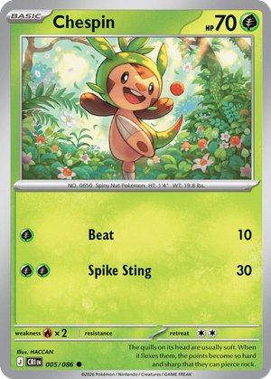 Chespin card image