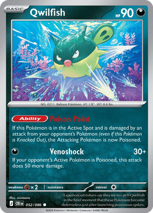 Qwilfish card image