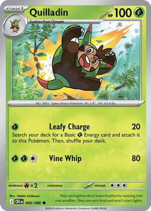 Quilladin card image