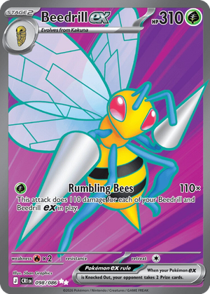 Beedrill ex card image