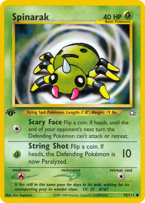 Spinarak card image
