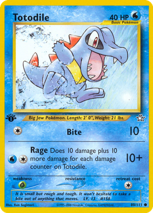 Totodile card image