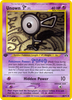 Unown [F] card image