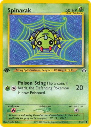Spinarak card image