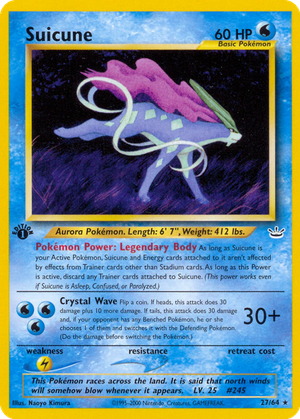 Suicune card image