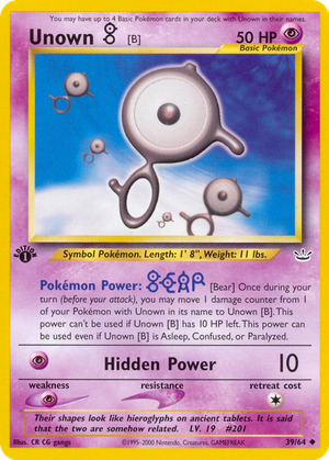 Unown [B] card image