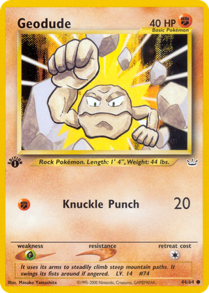 Geodude card image