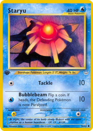 Staryu card image