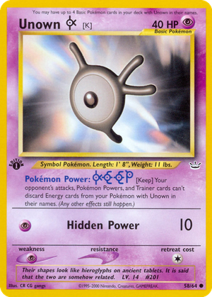 Unown [K] card image