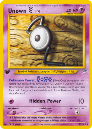 Unown [G] card image