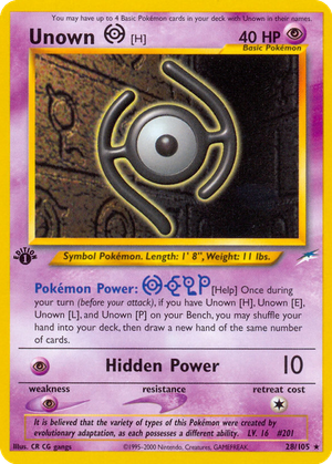 Unown [H] card image
