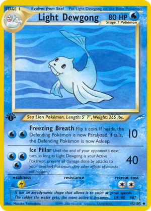 Light Dewgong card image