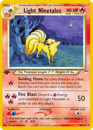 Light Ninetales card image