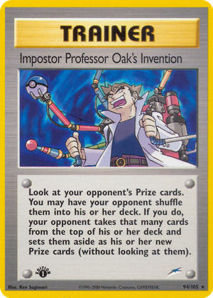 Impostor Professor Oak's Invention card image