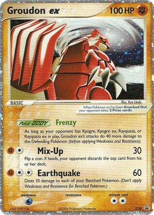 Groudon ex card image