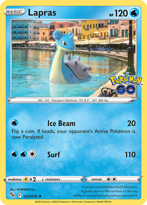 Lapras card image