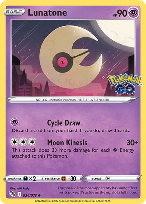 Lunatone card image