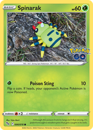 Spinarak card image