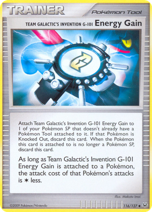 Team Galactic's Invention G-101 Energy Gain card image