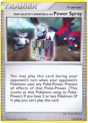 Team Galactic's Invention G-103 Power Spray card image