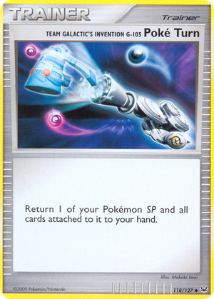Team Galactic's Invention G-105 Poké Turn card image