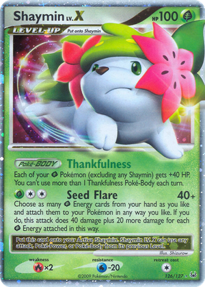 Shaymin LV.X card image
