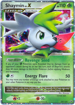 Shaymin LV.X card image